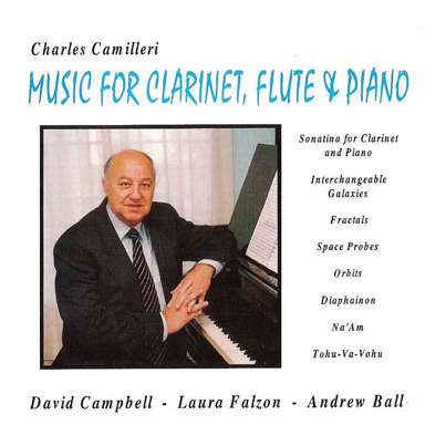 Charles Camilleri Music for Clarinet, Flute & Piano CD