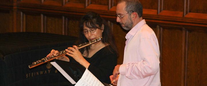 Laura Falzon flute with Carlos José Castro