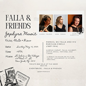 Falla & Friends Zephyra Trio Laura Falzon